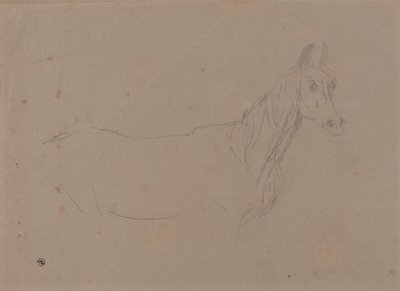 A Mare, Possibly a Study for L